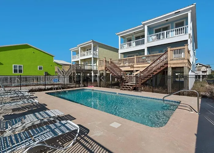 Apartment Beachfront 10br Oasis W Private Pool Sleeps 24 Gulf Shores