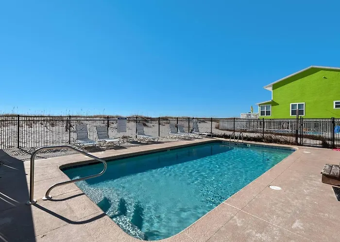 Apartment Beachfront 10br Oasis W Private Pool Sleeps 24 Gulf Shores